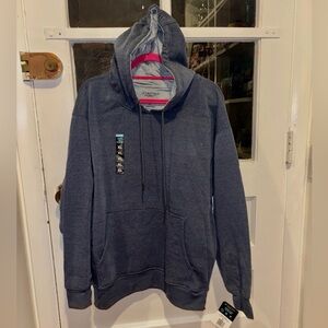 NEW with tags - Starting Point Blue Fleece Hoodie - size XL